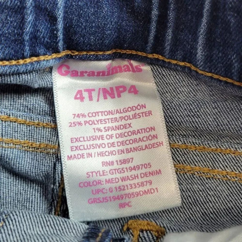 Garanimals denim shorts 4T - Picture 3 of 3